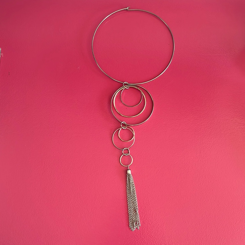 Mixed Metal Statement Necklace